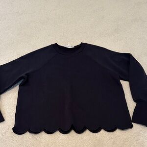 Frame Scalloped sweatshirt